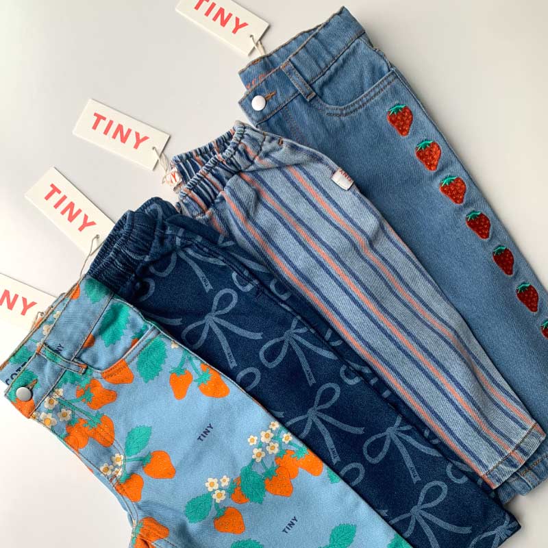 Denim, chinos + woven