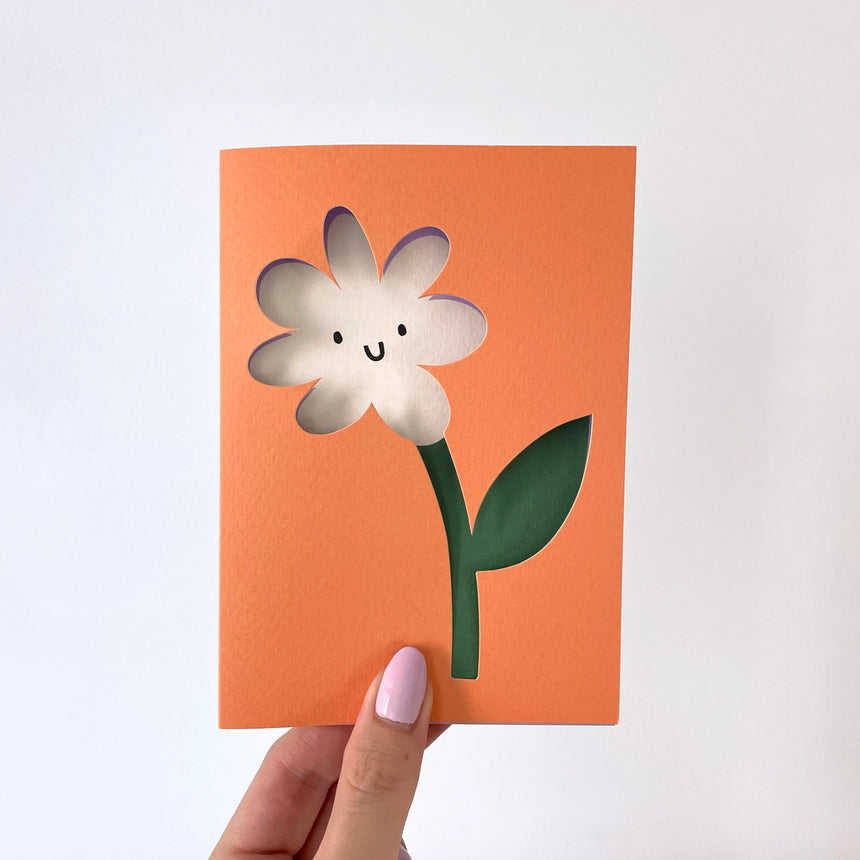 Rumble Cards - Flower die-cut card | Scout & Co