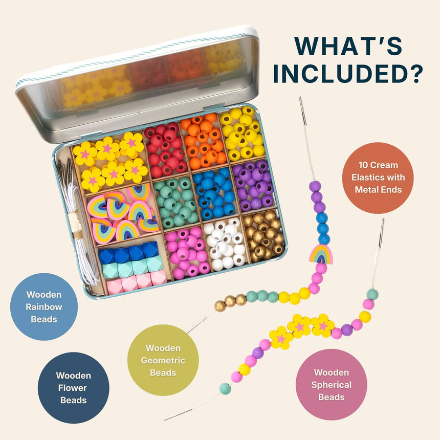 Cotton Twist - Rainbow Bloom Bracelet Making Kit | Scout & Co