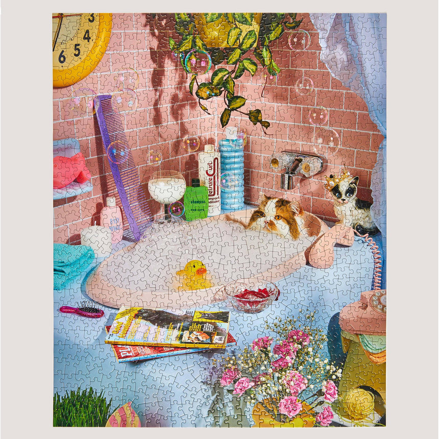 Le Puzz - ME-ow Time 1000-piece jigsaw puzzle | Scout & Co