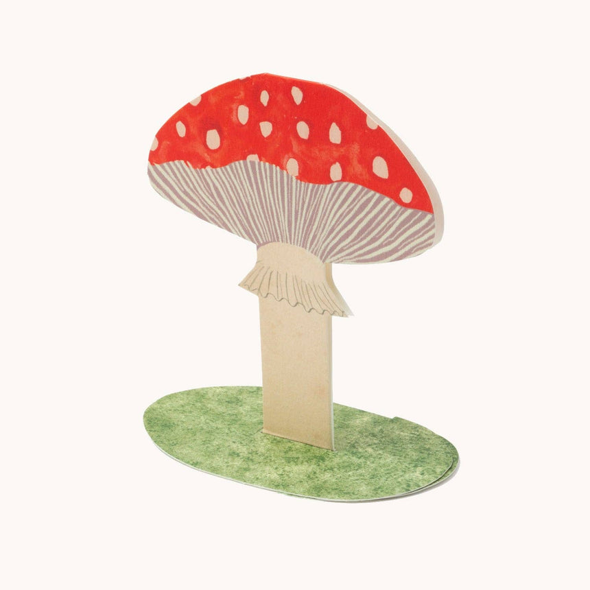 Hadley - Toadstool stand-up card | Scout & Co