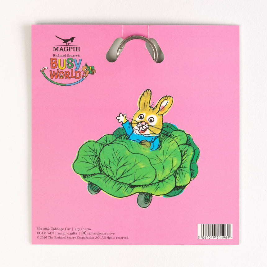 Magpie x Richard Scarry Cabbage Car Key Charm | Scout & Co