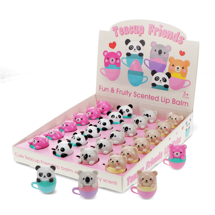 Rex - Teacup Animal Friends mini berry scented lip balm | Scout & Co