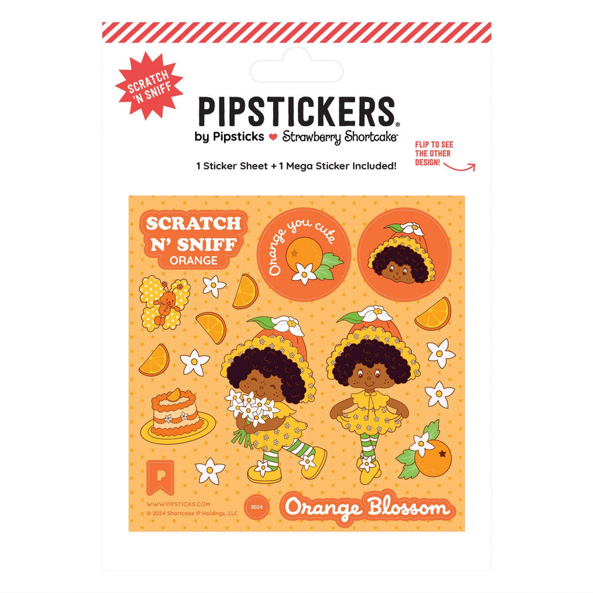 Pipsticks - Orange Blossom & Marmalade Scratch 'n Sniff stickers | Scout & Co