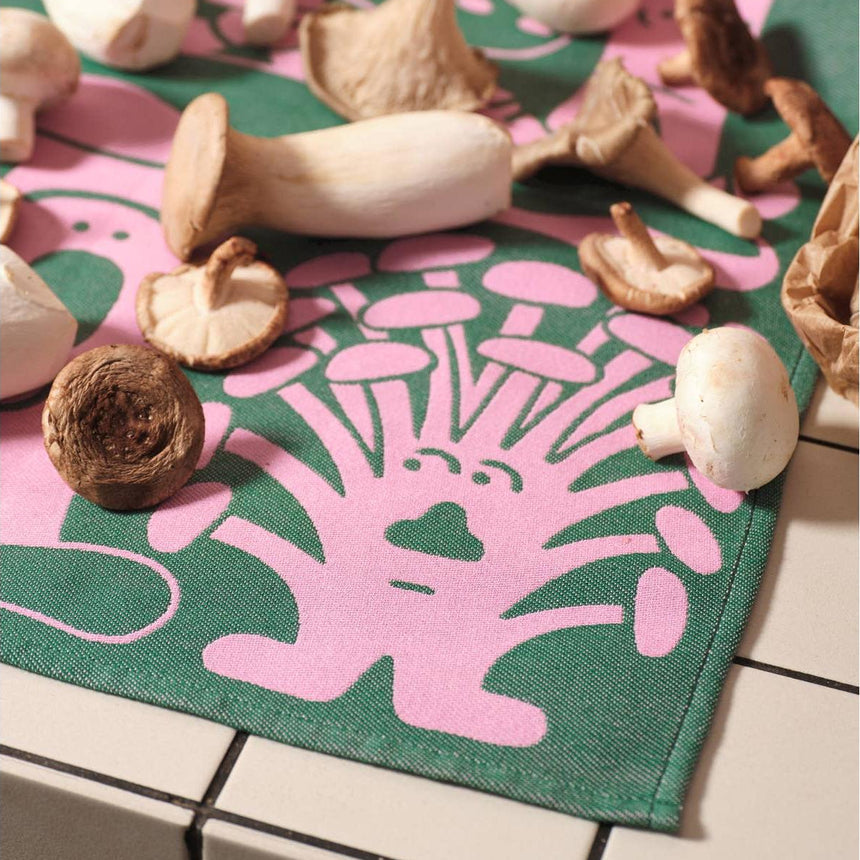 Wrap - Mushrooms tea towel | Scout & Co