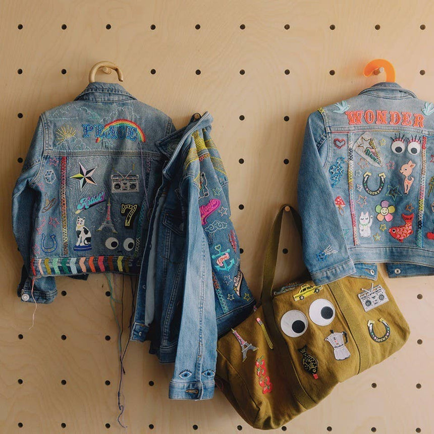 Petra Boase - Bat Iron-On Embroidered Patch | Scout & Co