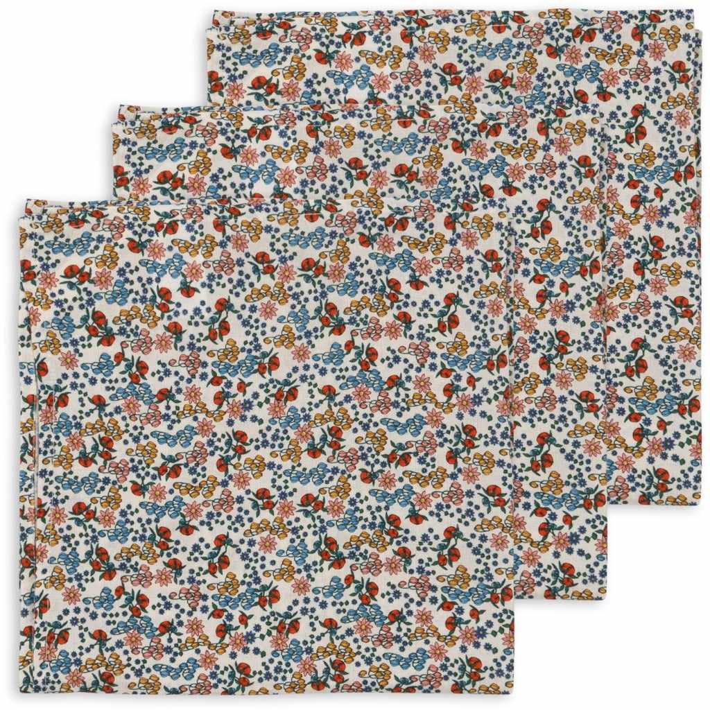 Konges Sløjd - Muslin cloths 3 pack - Bibi Fleur | Scout & Co