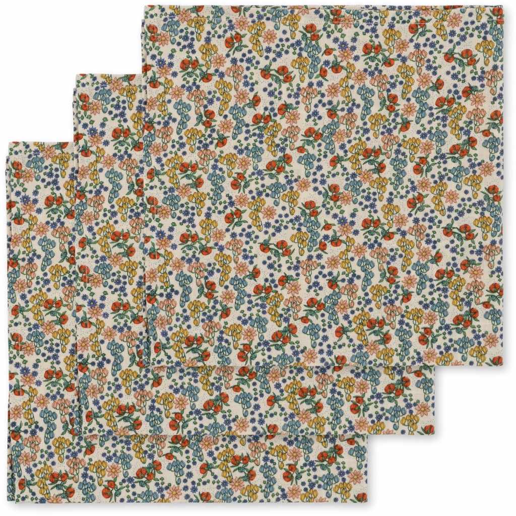 Konges Sløjd - Muslin cloths 3 pack - Bibi Fleur | Scout & Co