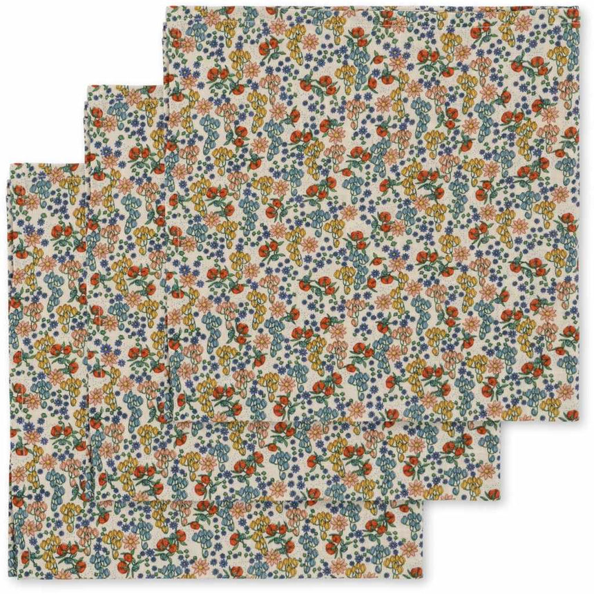 Konges Sløjd - Muslin cloths 3 pack - Bibi Fleur | Scout & Co