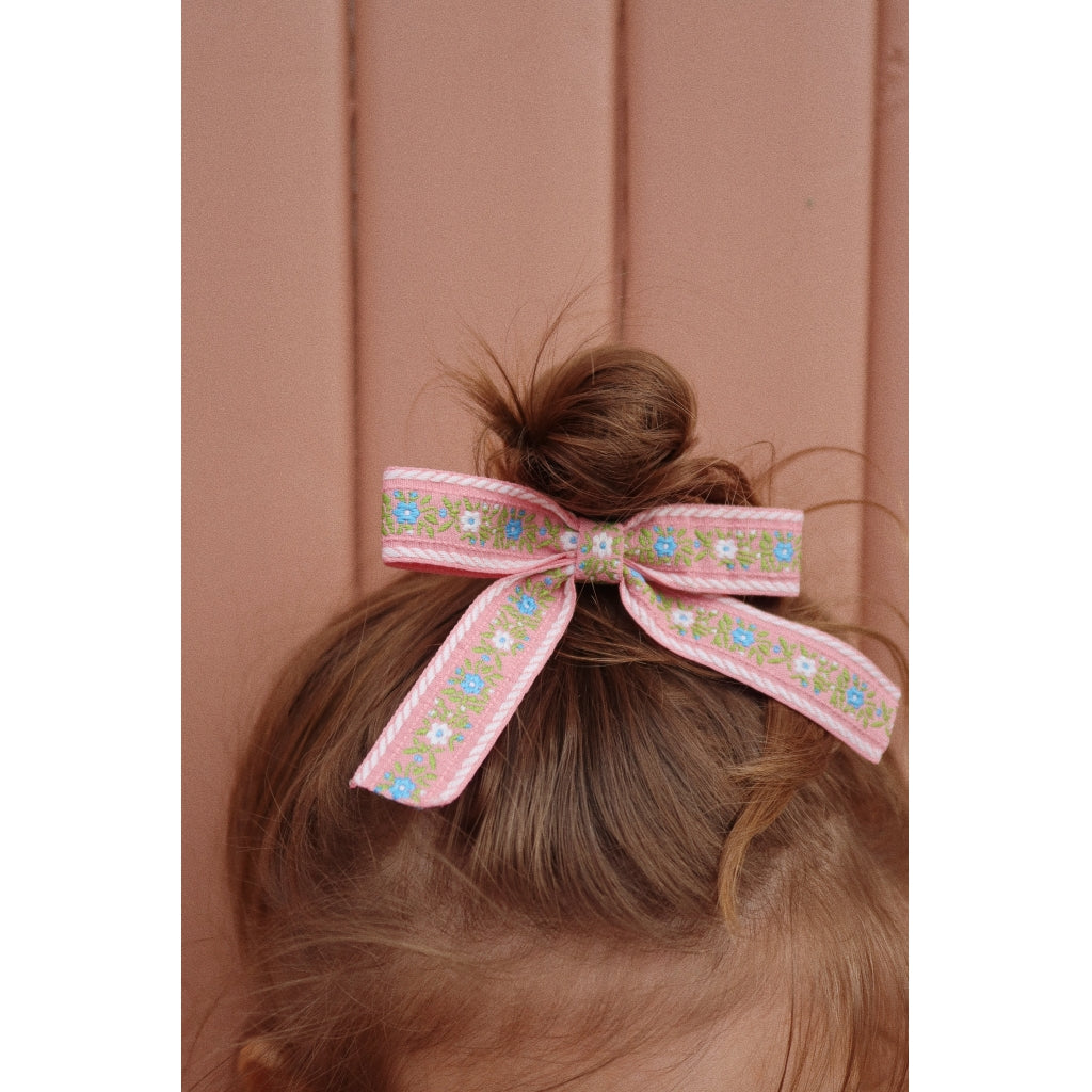 Konges Sløjd - Ribbon bow hair elastics - set of 2 - Sorbet | Scout & Co
