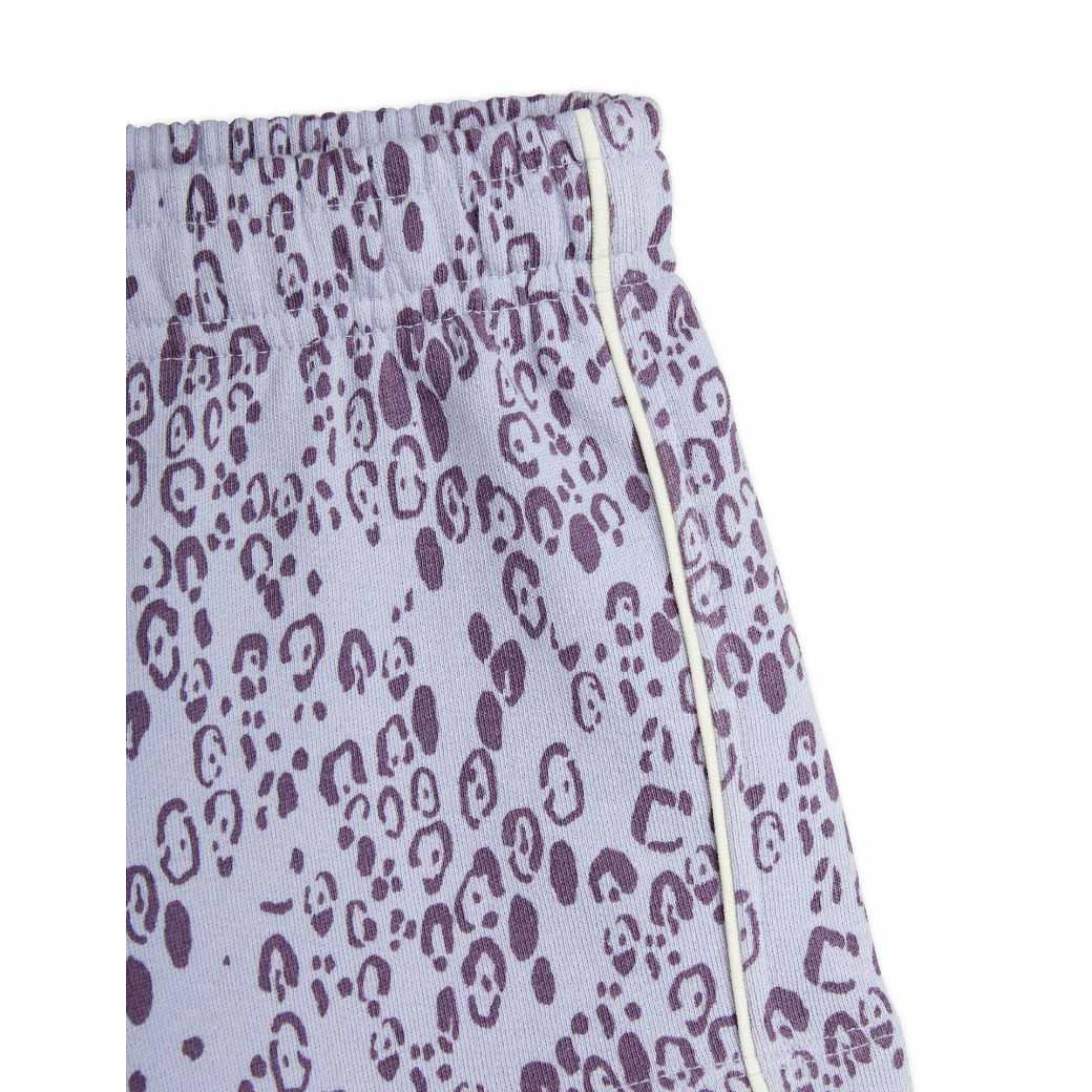 Mini Rodini - Mini Leopard sweat shorts - Purple | Scout & Co