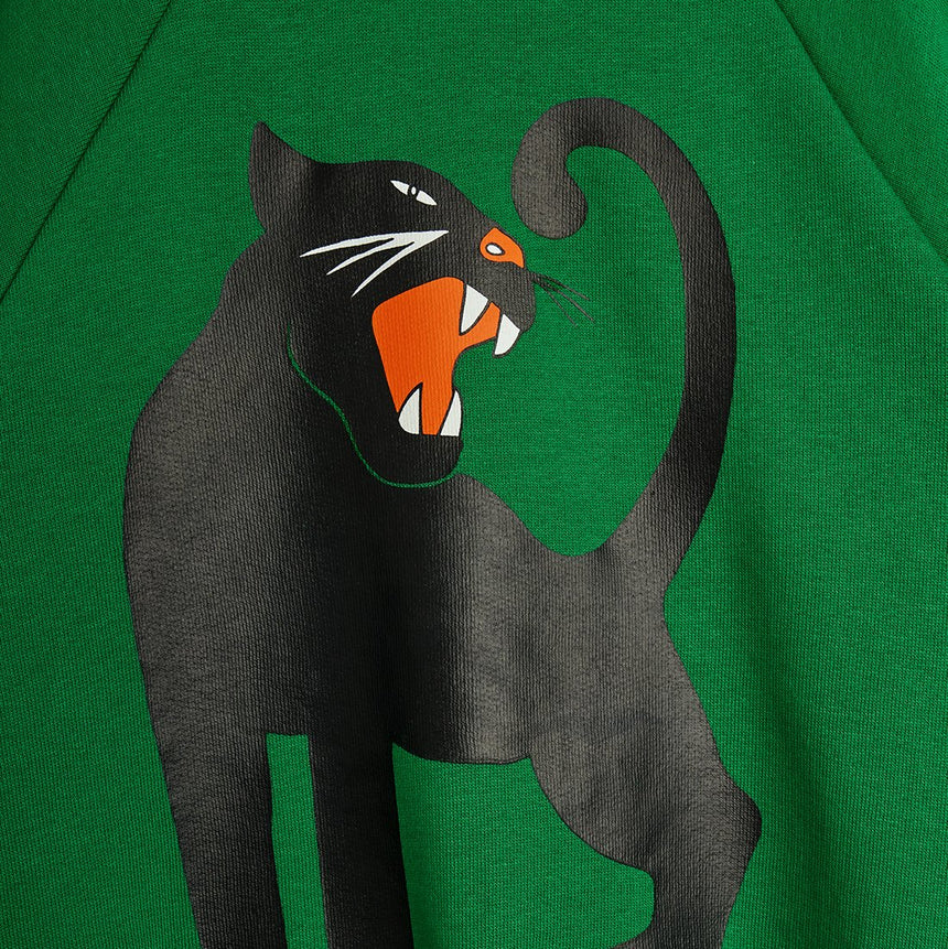Mini Rodini - Panther sweatshirt - green | Scout & Co