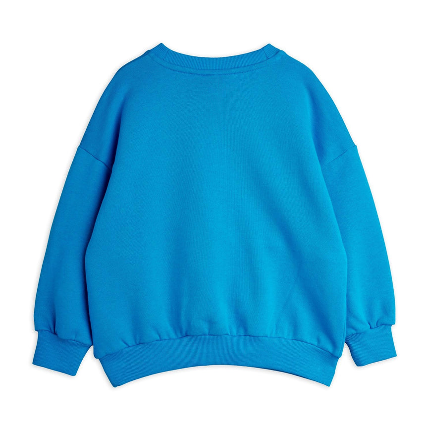 Mini Rodini - Panther panel sweatshirt - blue | Scout & Co