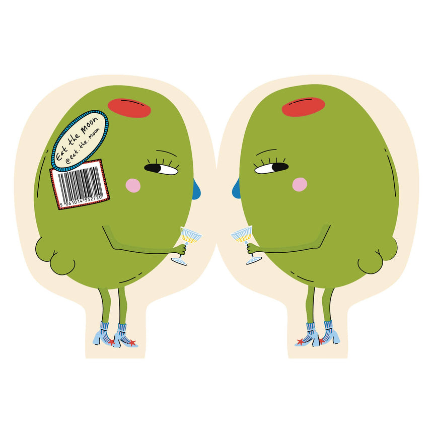 Eat The Moon - Hey Olive! die cut card | Scout & Co