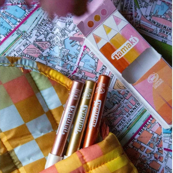Namaki - Organic glitter make-up pencils for kids - Sunshine | Scout & Co