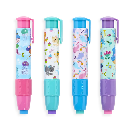 Ooly - Mermaid Click It erasers - set of 8 | Scout & Co