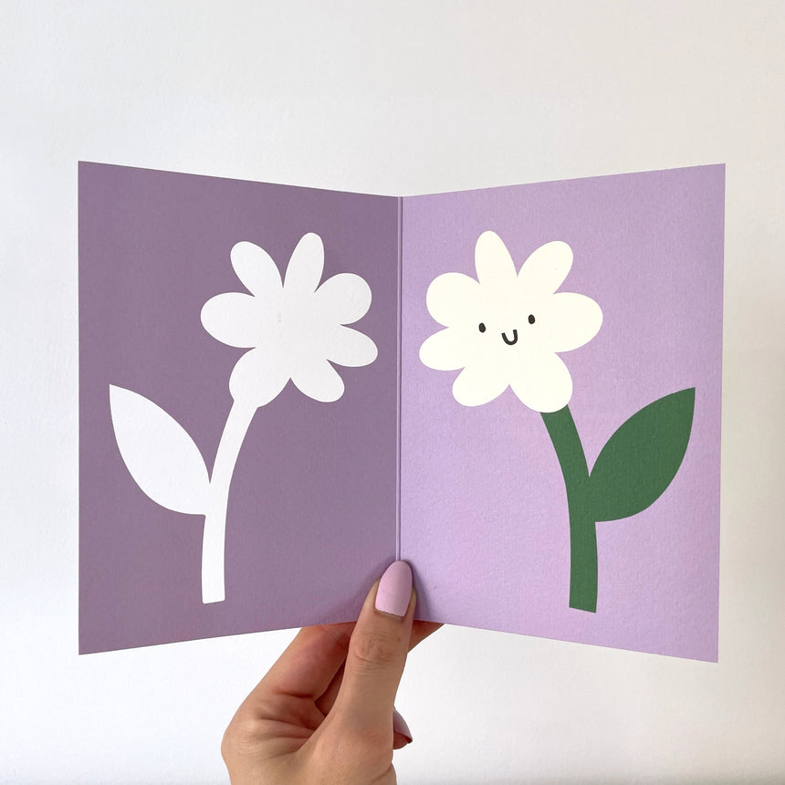 Rumble Cards - Flower die-cut card | Scout & Co