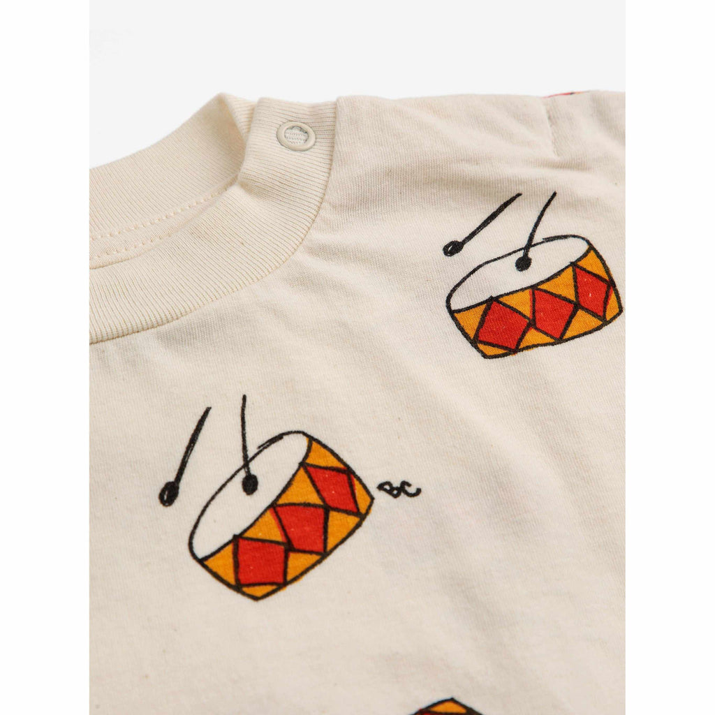 Bobo Choses - Play The Drum all-over T-shirt - baby | Scout & Co