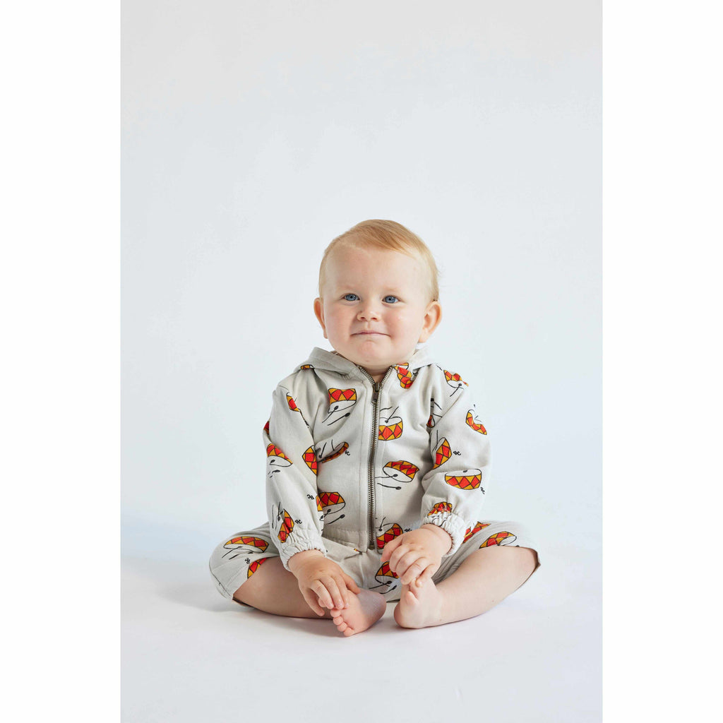 Bobo Choses - Play The Drum zipped hoodie - baby | Scout & Co