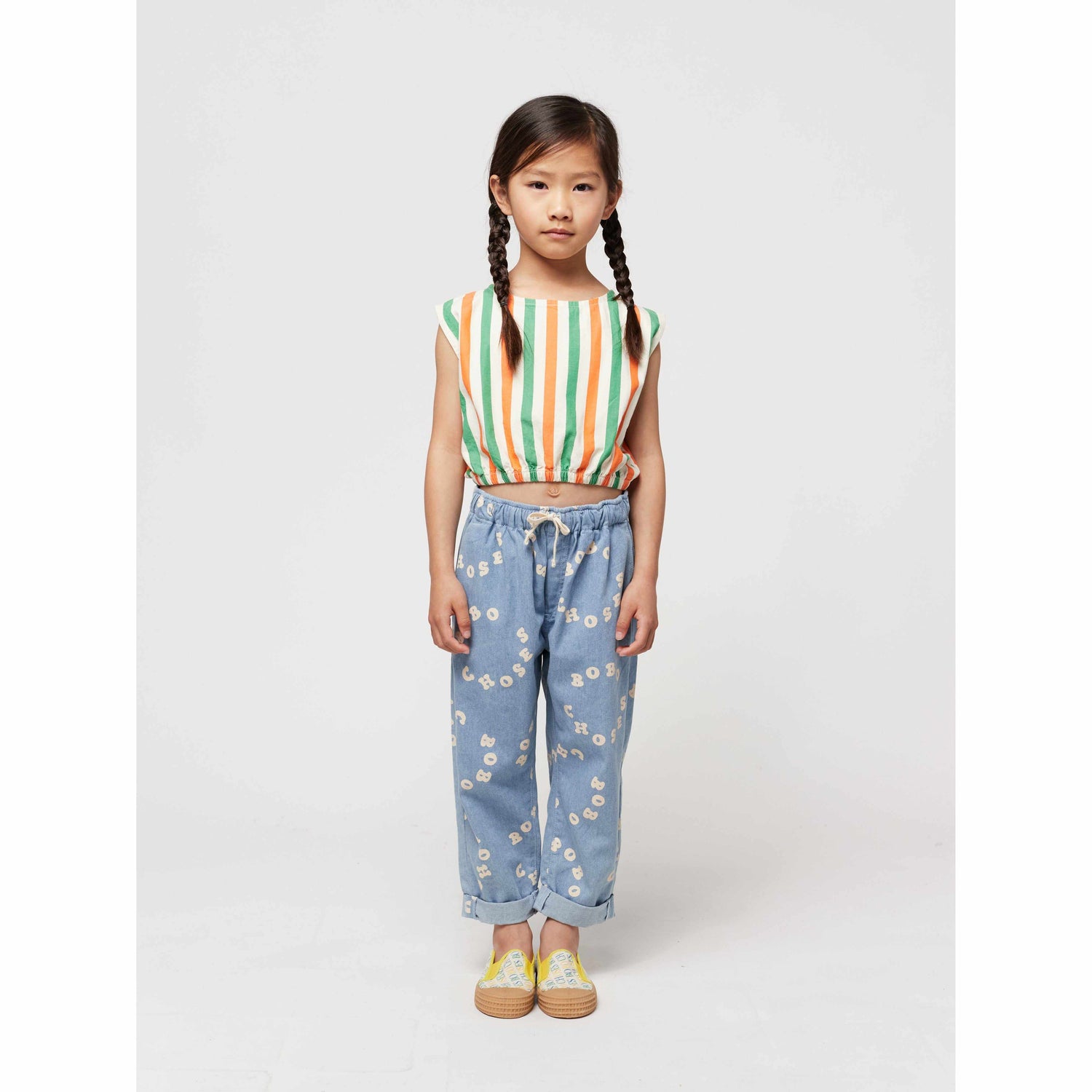 Bobo Choses - Vertical Stripes woven top | Scout & Co