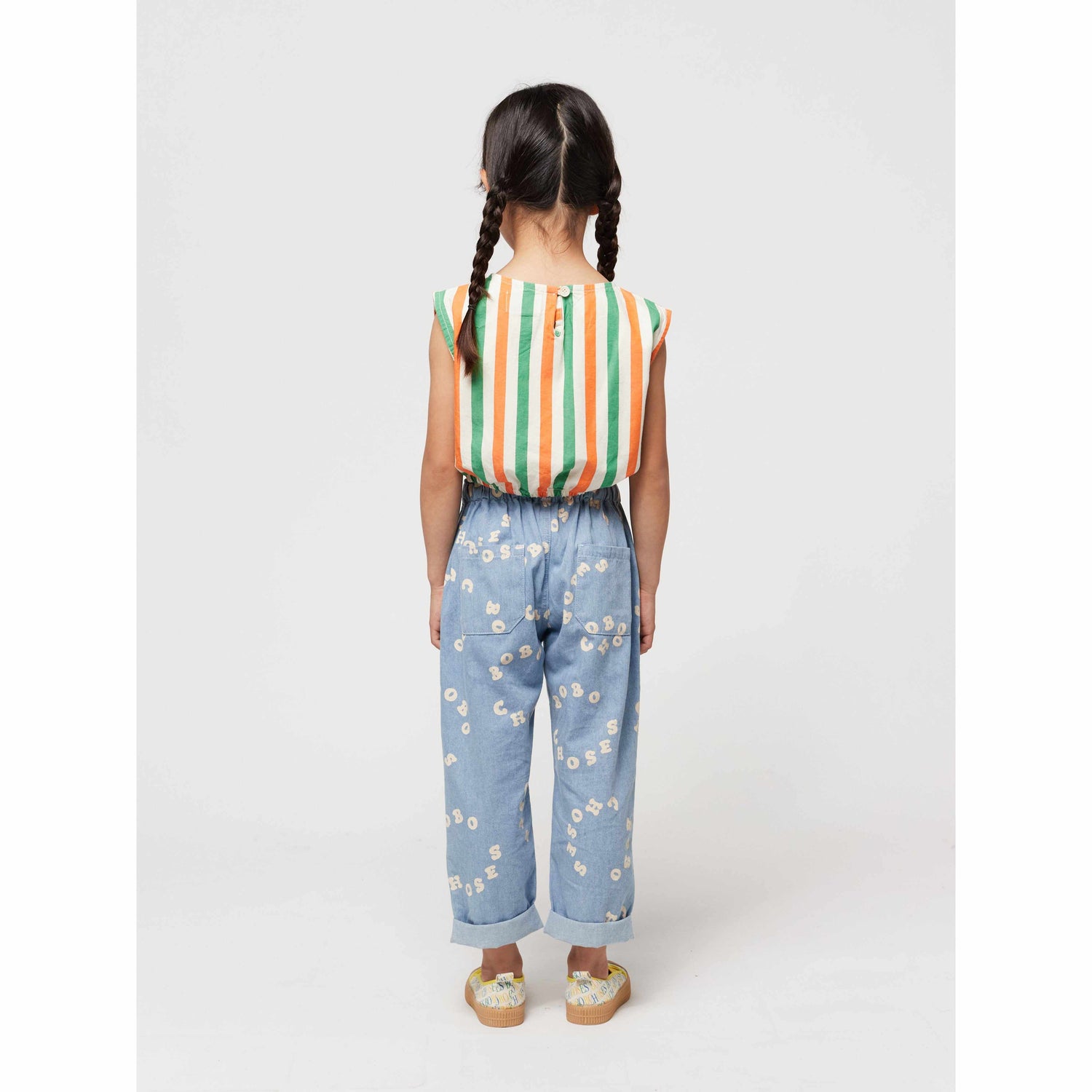 Bobo Choses - Vertical Stripes woven top | Scout & Co