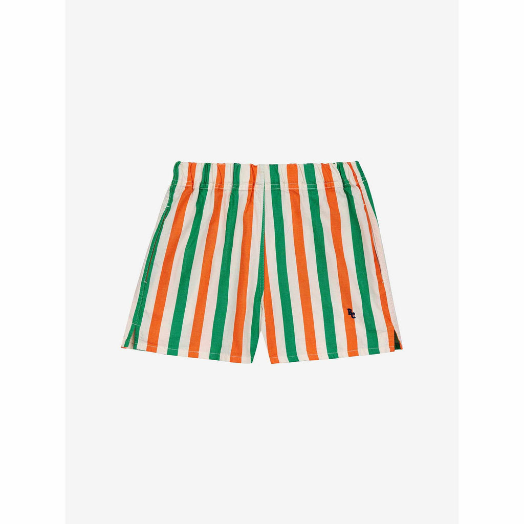 Bobo Choses - Vertical Stripes woven shorts | Scout & Co