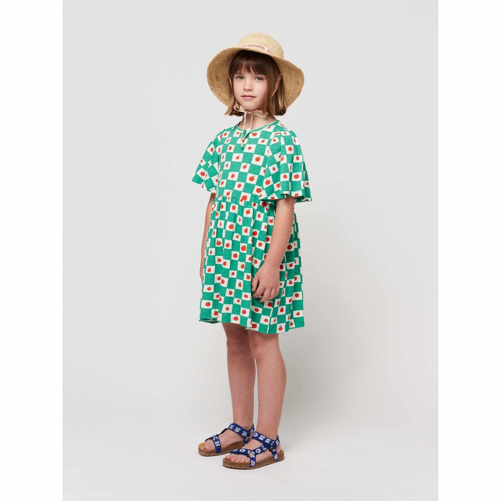 Bobo Choses - Tomato all-over ruffle sleeve dress | Scout & Co