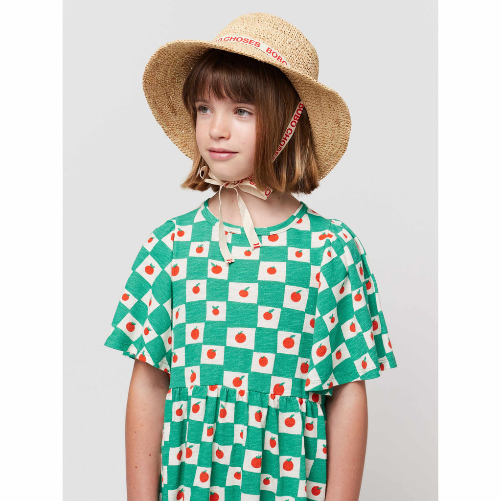 Bobo Choses - Tomato all-over ruffle sleeve dress | Scout & Co