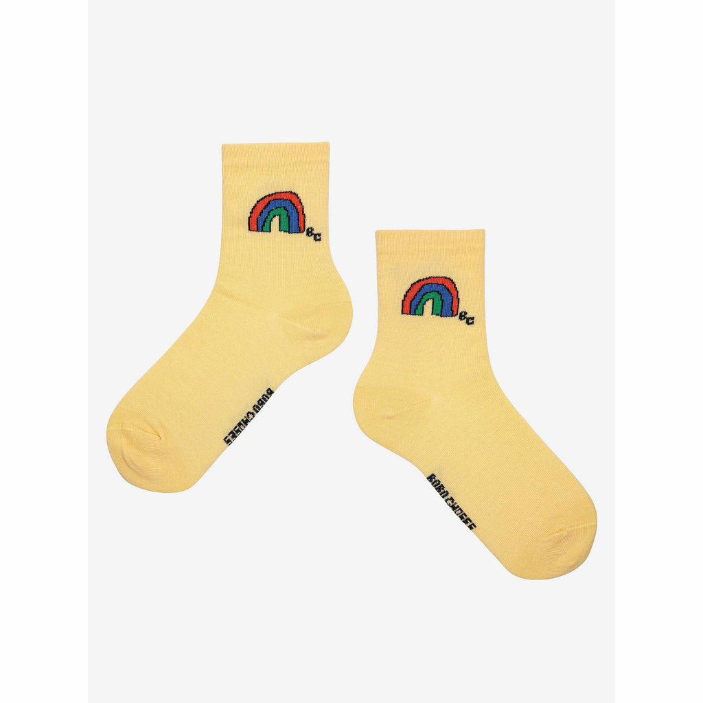 Bobo Choses - Rainbow & Ribbon all-over short socks - 2 pairs | Scout & Co
