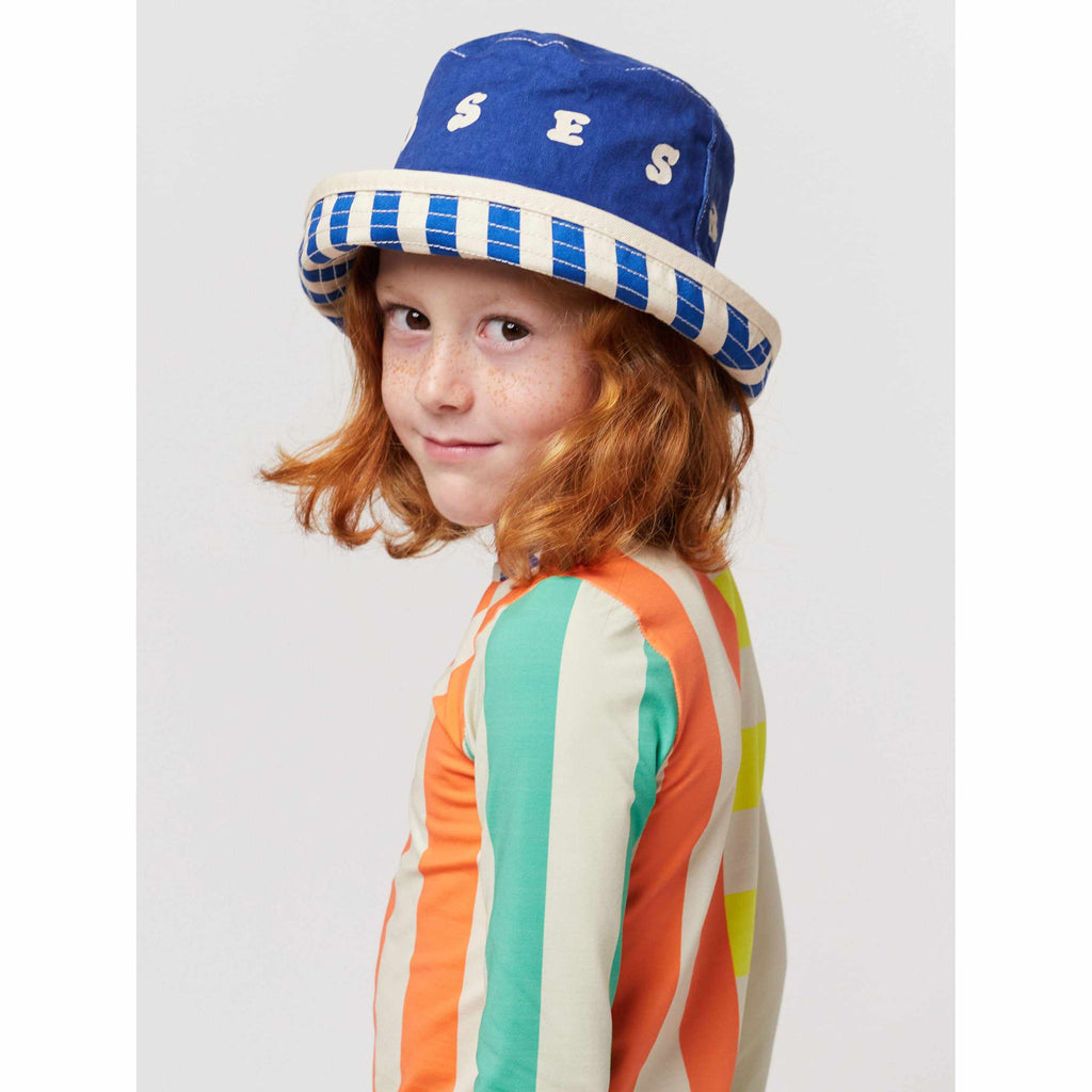 Bobo Choses - Multicolour stripes reversible hat | Scout & Co