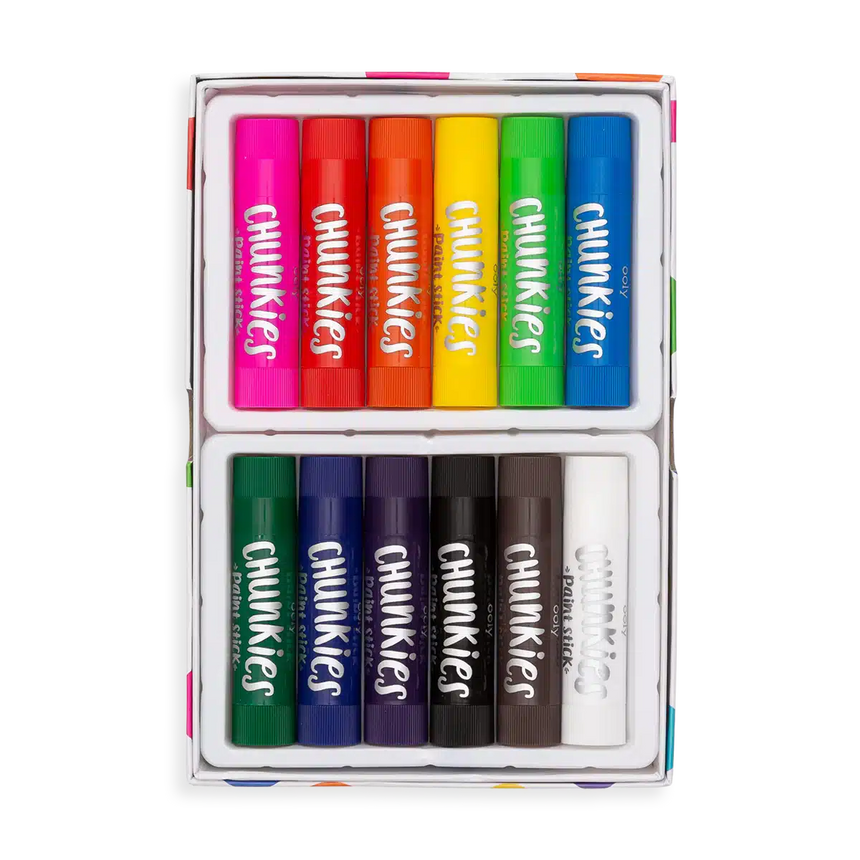 Ooly - Chunkies Paint Sticks - set of 12 | Scout & Co
