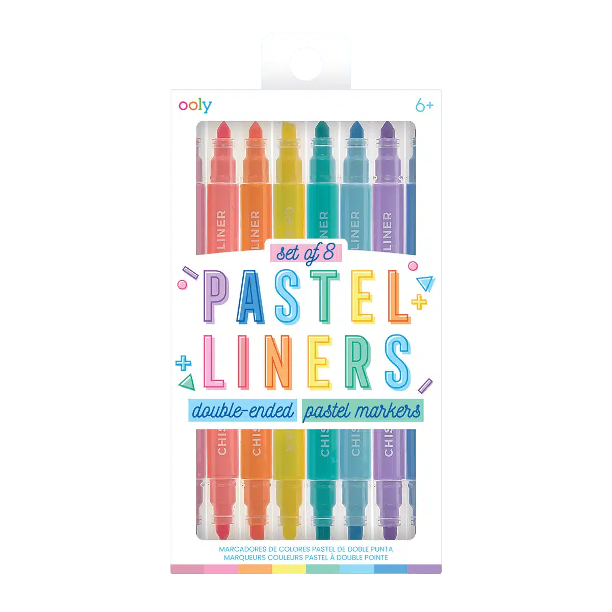 Ooly - Pastel Liners double-ended markers - set of 8 | Scout & Co