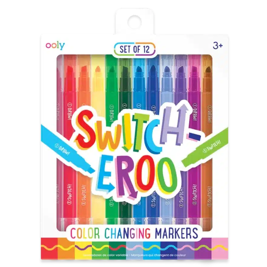 Ooly - Switch-eroo colour-changing markers - set of 12 | Scout & Co
