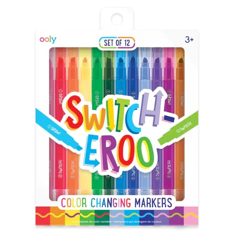 Ooly - Switch-eroo colour-changing markers - set of 12 | Scout & Co