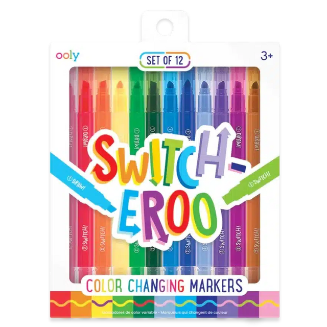 Ooly - Switch-eroo colour-changing markers - set of 12 | Scout & Co