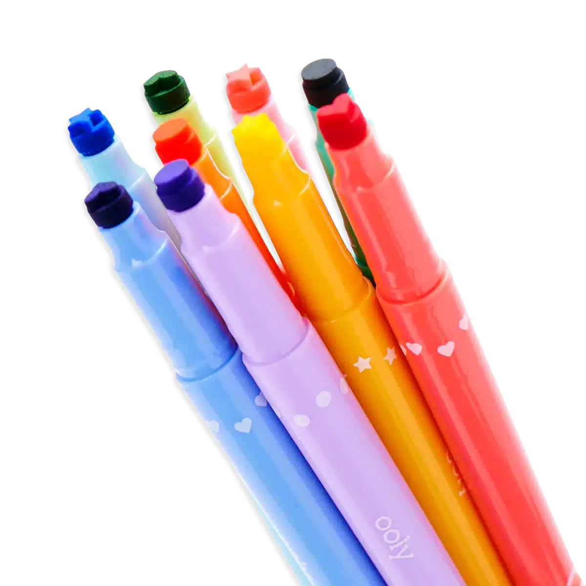 Ooly - Confetti Stamp double-ended markers - set of 9 | Scout & Co