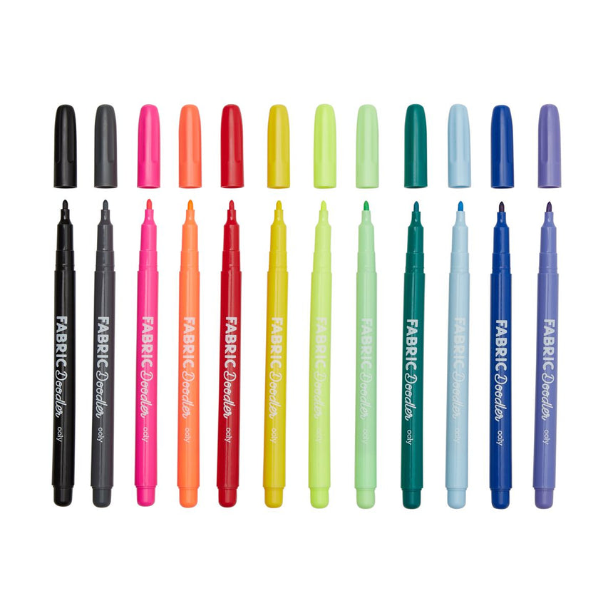 Ooly - Fabric Doodlers markers - set of 12 | Scout & Co