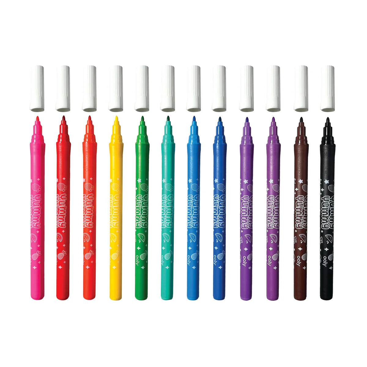 Ooly - Yummy Yummy washable scented pointed tip markers - set of 12 | Scout & Co
