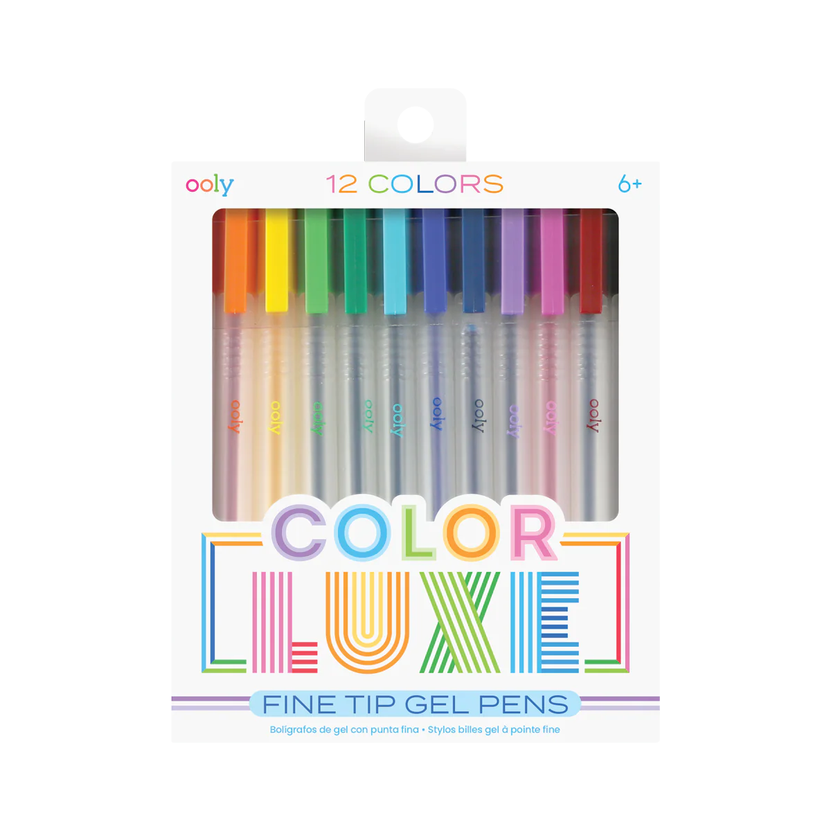 Ooly - Colour Luxe fine-tip gel pens - set of 12 | Scout & Co
