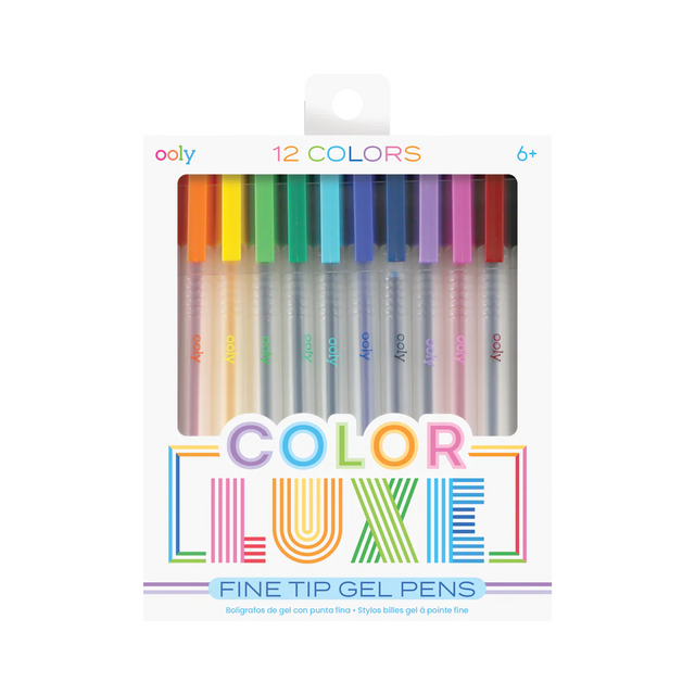 Ooly - Colour Luxe fine-tip gel pens - set of 12 | Scout & Co