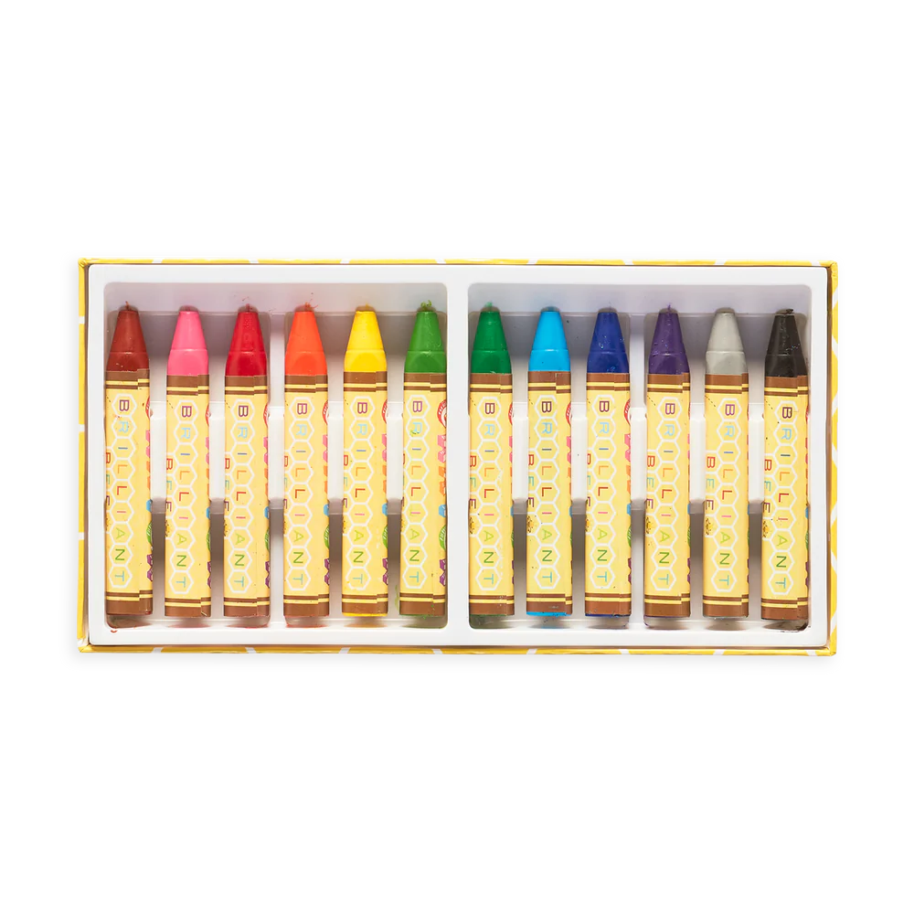 Ooly - Brilliant Bee crayons - set of 12 | Scout & Co