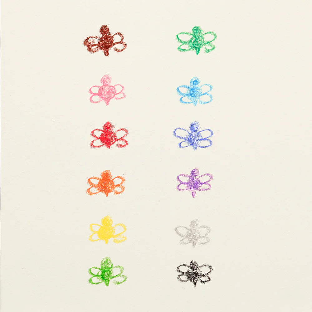 Ooly - Brilliant Bee crayons - set of 12 | Scout & Co