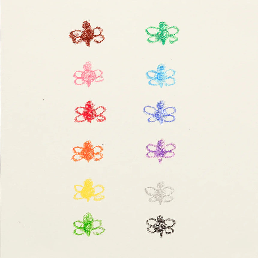 Ooly - Brilliant Bee crayons - set of 12 | Scout & Co
