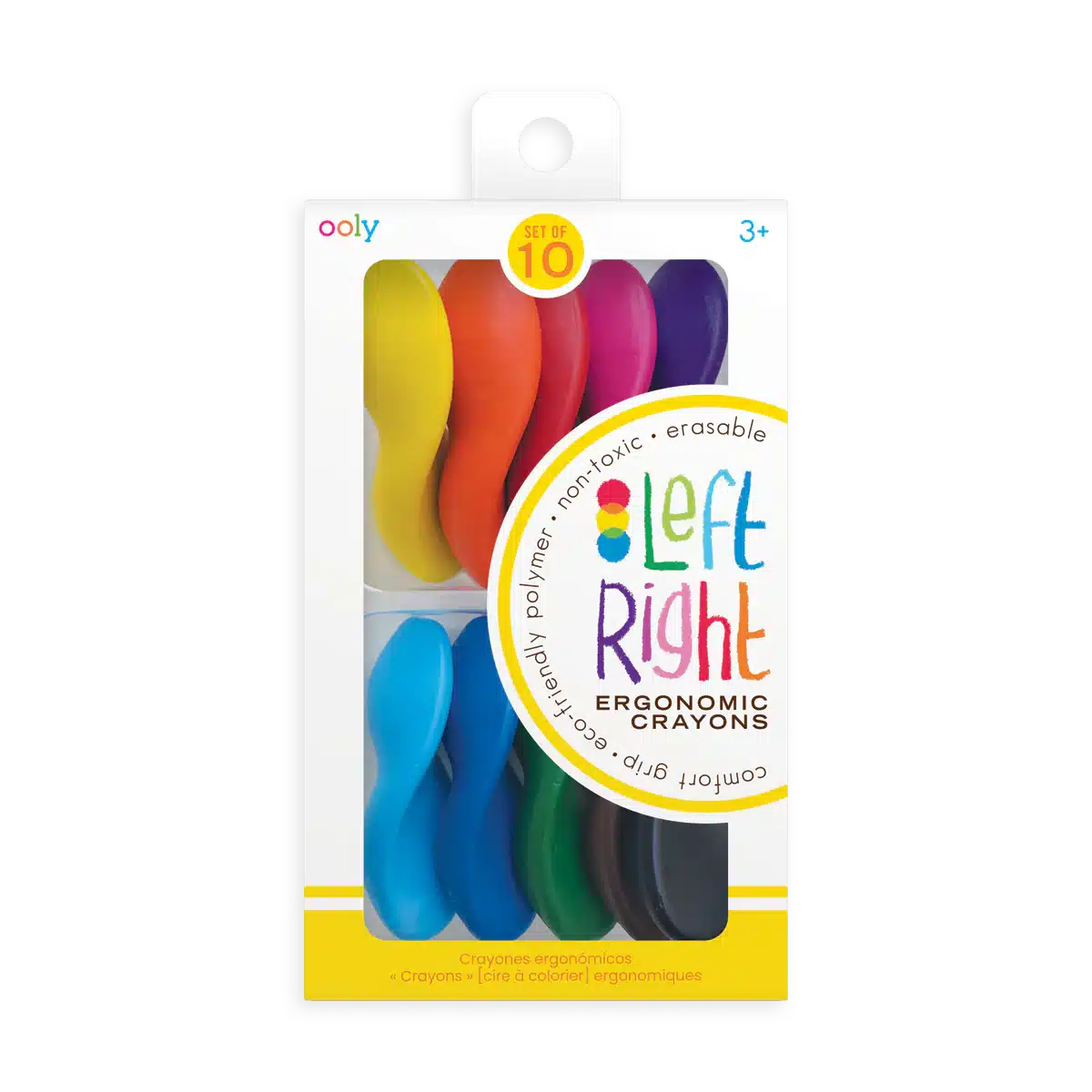 Ooly - Left Right Ergonomic Crayons - set of 12 | Scout & Co