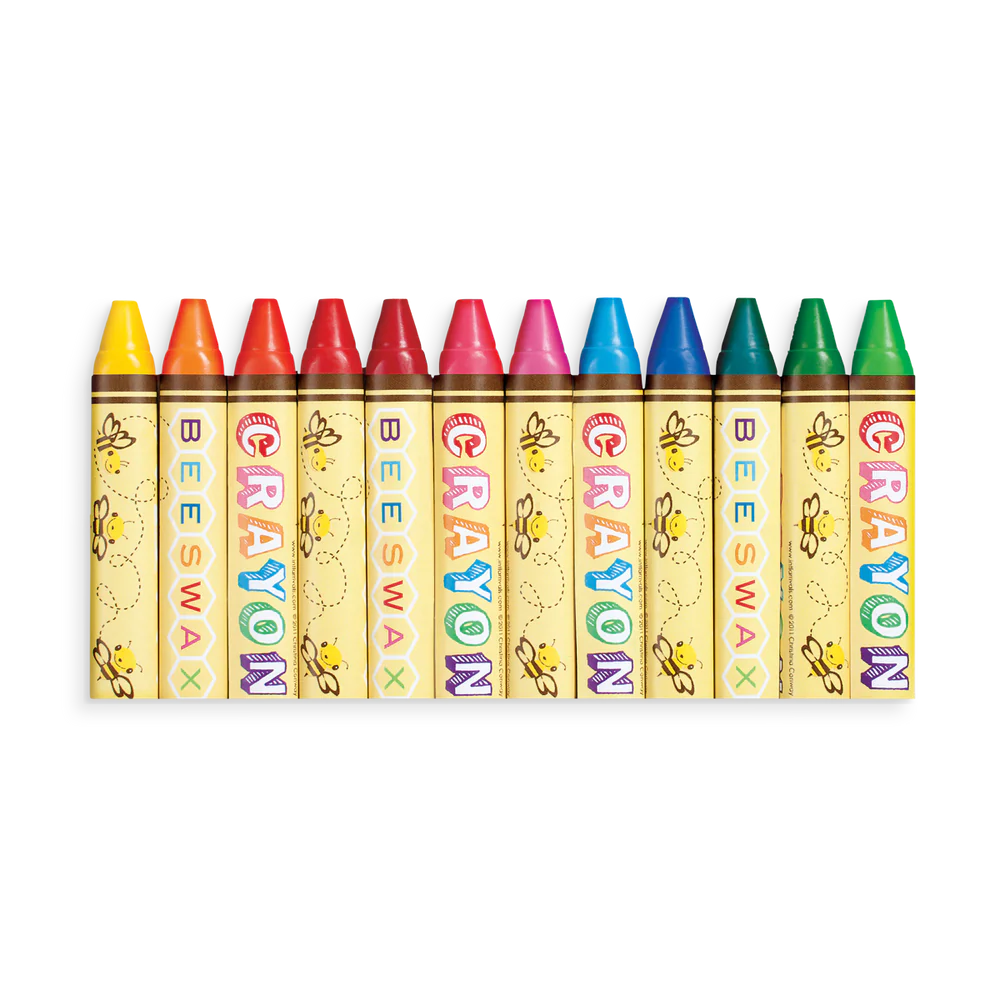 Ooly - Brilliant Bee crayons - set of 12 | Scout & Co