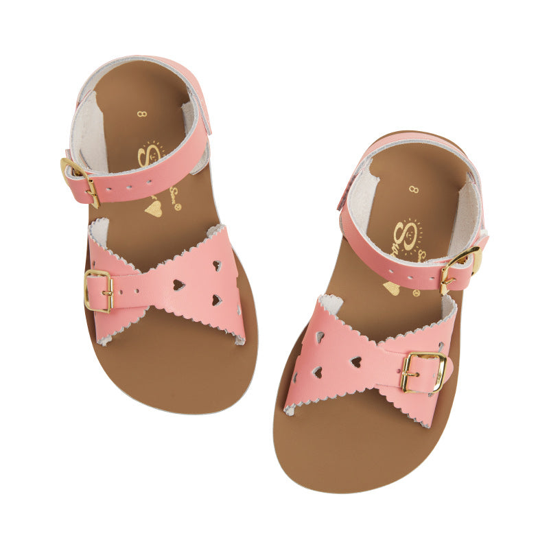Saltwater Sweetheart Sandals - Pink - Kids | Scout & Co