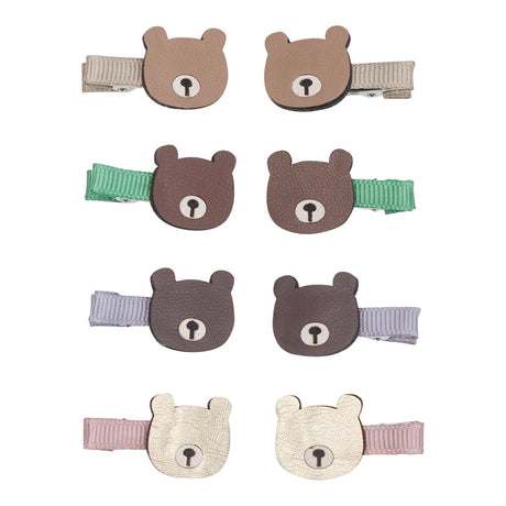 Mimi & Lula - Billy Bear mini hair clips - set of 8 | Scout & Co
