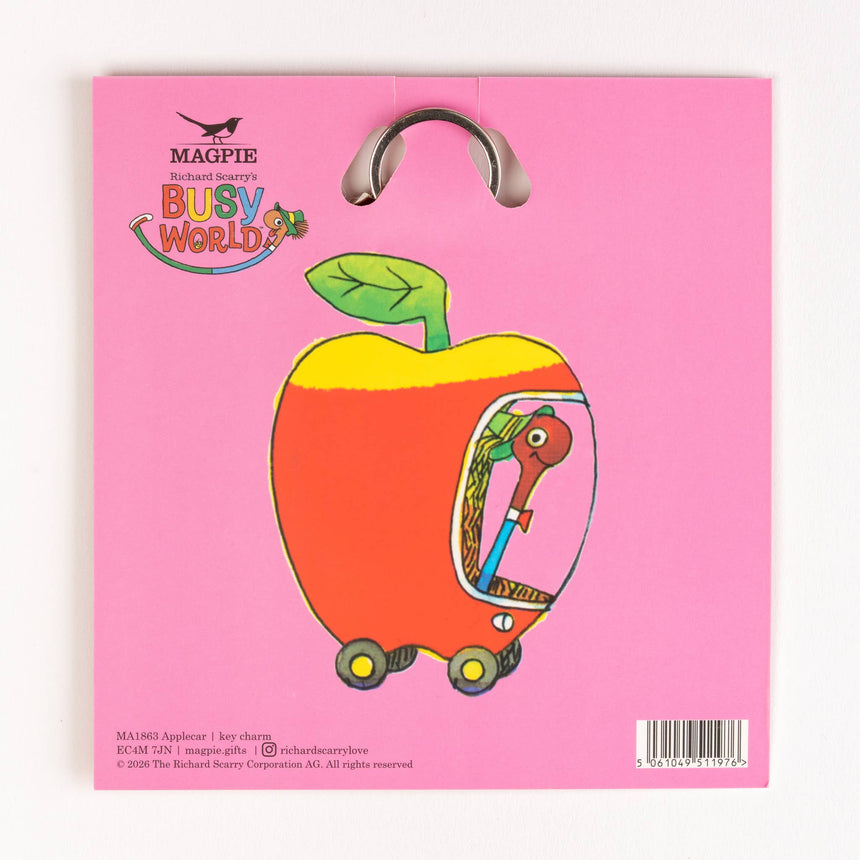 Magpie x Richard Scarry Applecar Key Charm | Scout & Co
