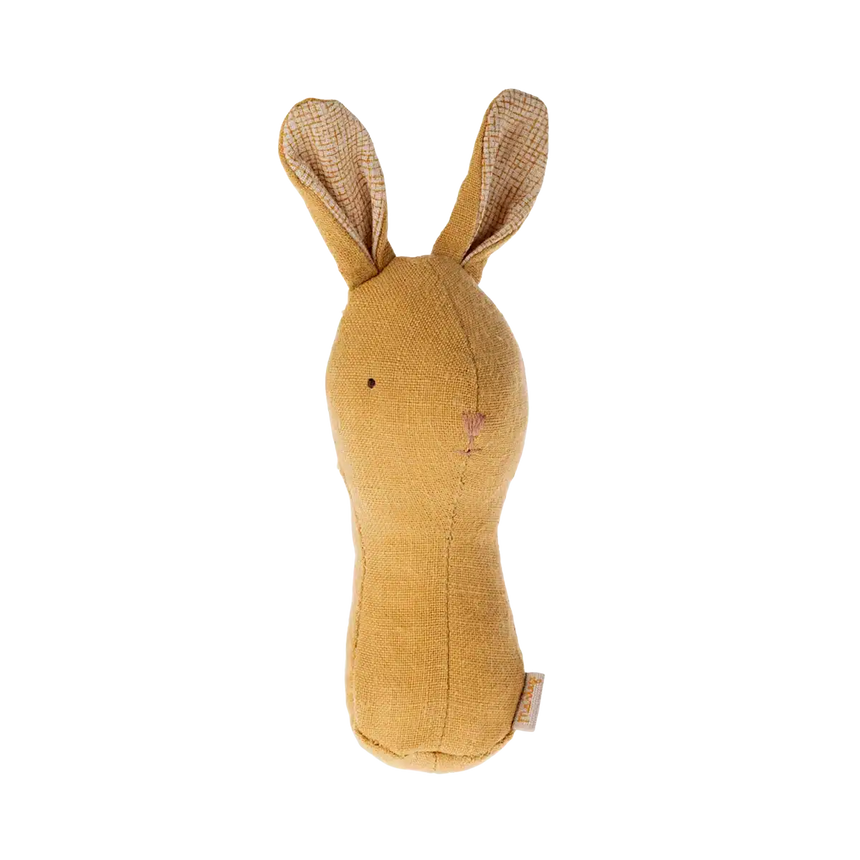 Maileg - Lullaby friends bunny rattle - Dusty yellow | Scout & Co