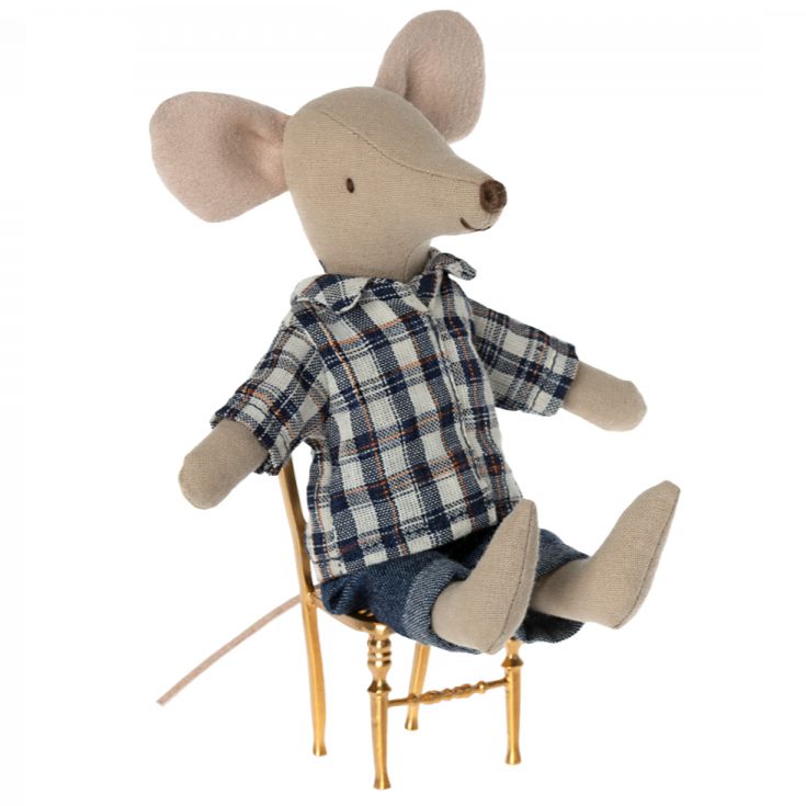 Maileg - Dad mouse - big brother - check shirt | Scout & Co